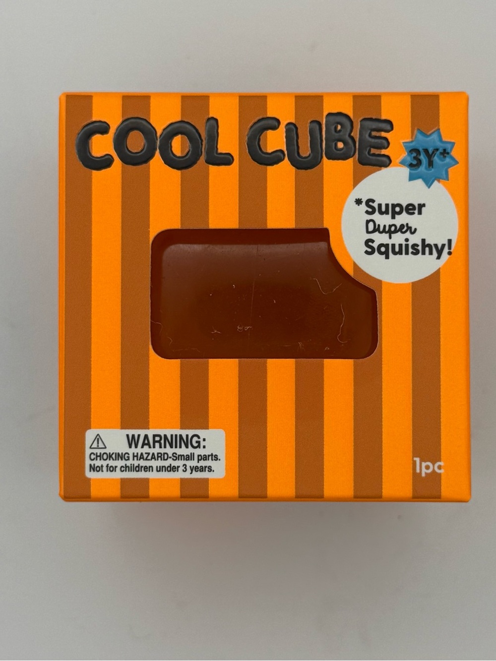 J’adore Cool Cube Orange Sensory Fidget Toy NEW Stress Relief Squishy